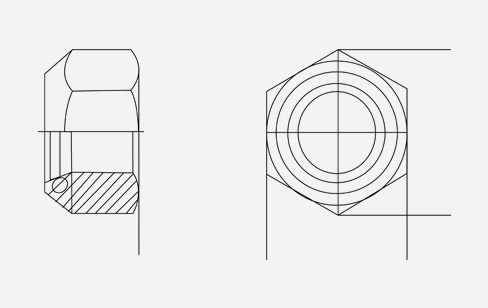 Con inserto in nylon (ALTI)