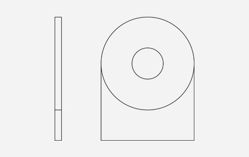 Rondella carrozzeria o tripla