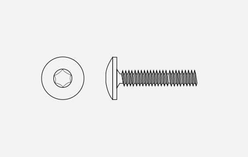 Viti TBL esagono incassato 4