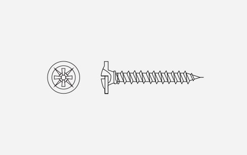 Viti truciolari TMT finta rondella PZ combi