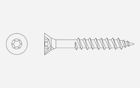 Viti truciolari TSP TX 2 principi